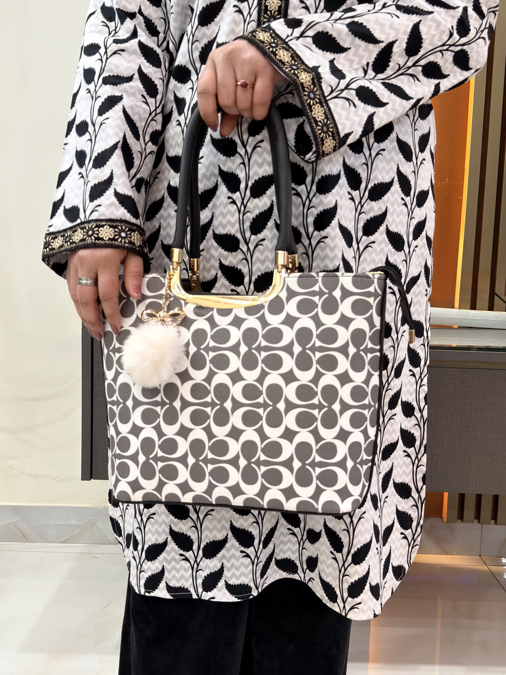 Celeste Charm Monogram Tote - Image 5