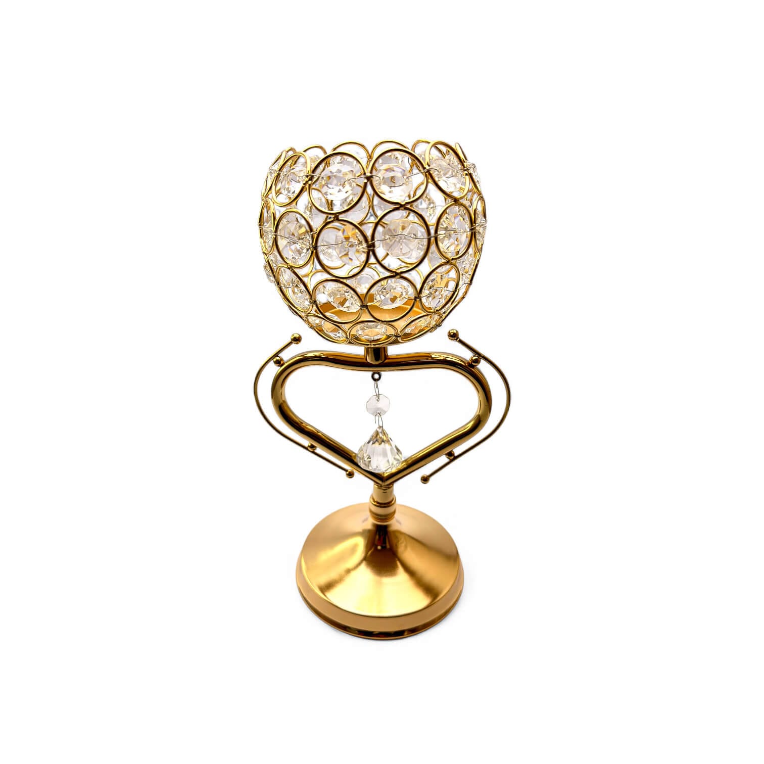 Golden Crystal Glow Candle - Image 2