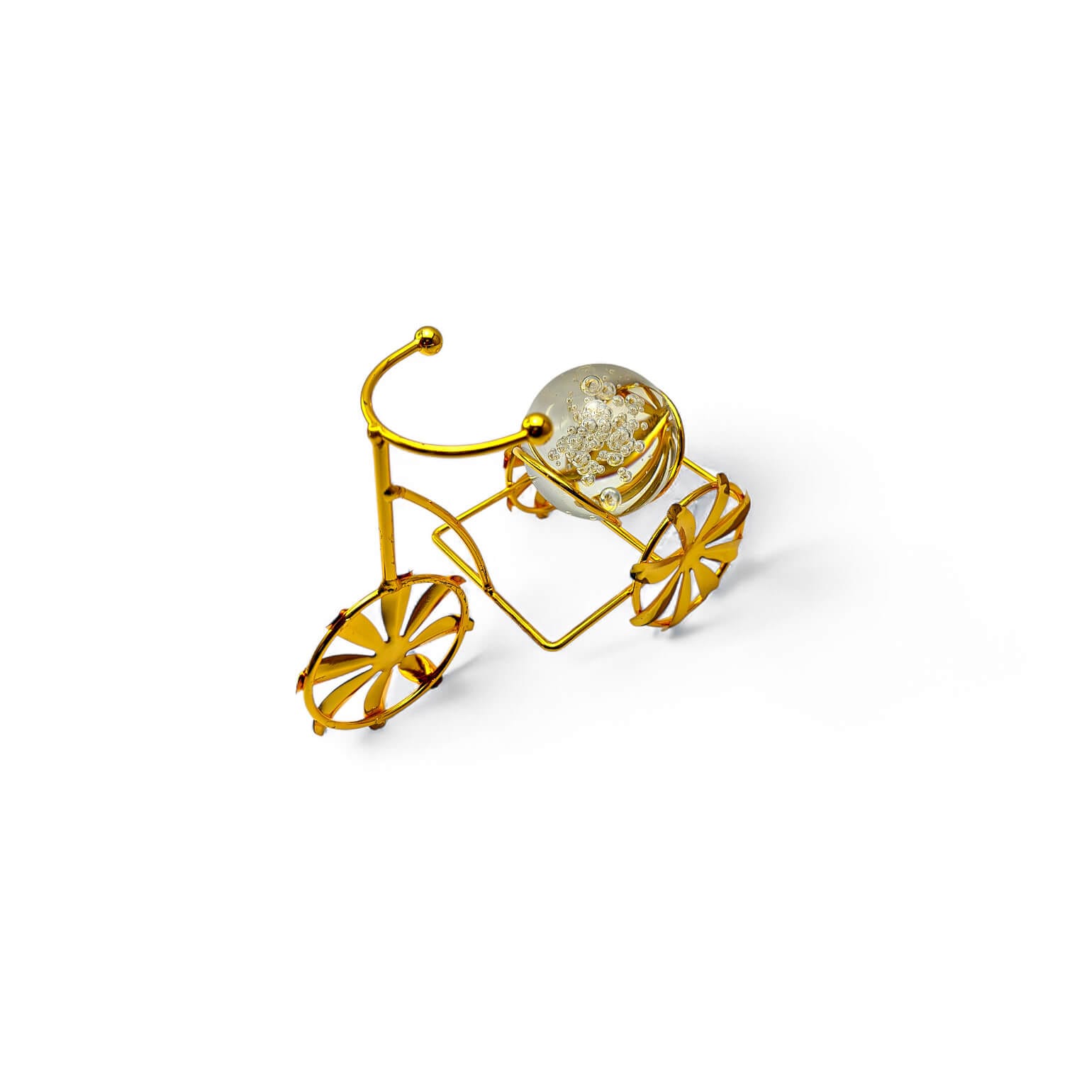 Golden Cycle Tealight Holder Décor - Image 3
