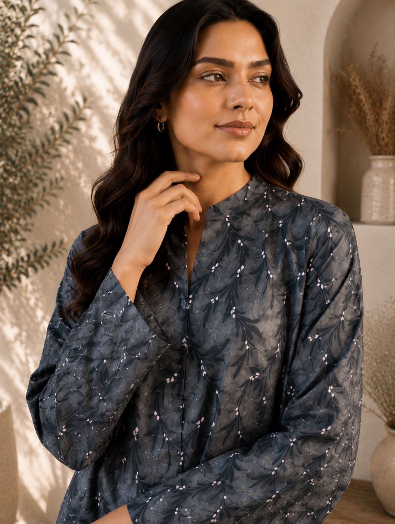 Midnight Willow Kurti - Image 2