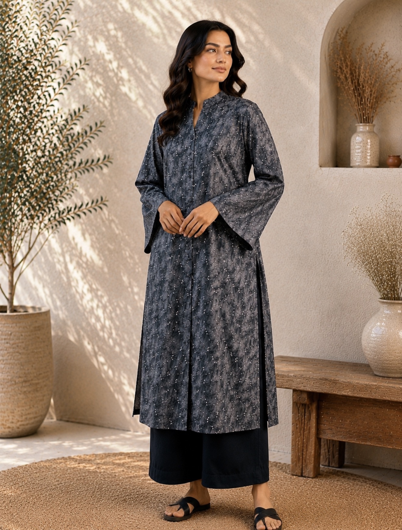 Midnight Willow Kurti - Image 4